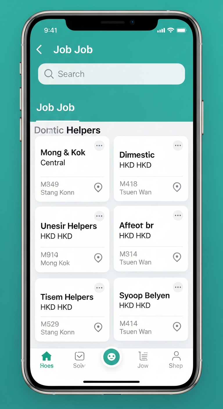 App search screen